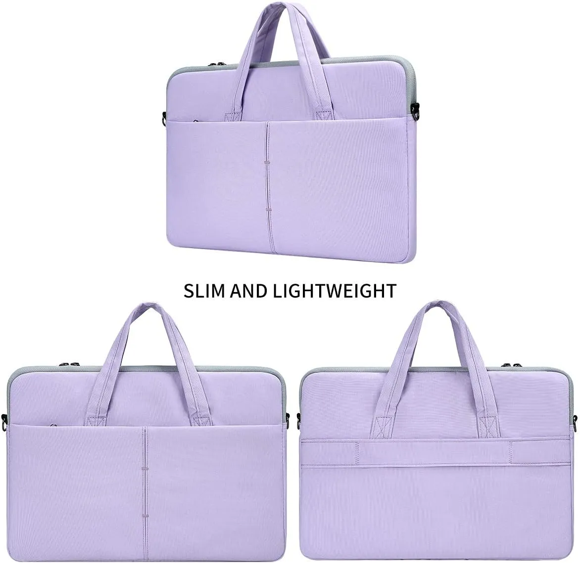 13.3 14 Inch Laptop Shoulder Bag Sleeve Case for Dell Latitude 14/ Inspiron 14 5410, 13.5-14.4 Surface Laptop Studio 6/5/4, HP Lenovo Acer ASUS Chromebook 14/ Stream 14/ IdeaPad/Swift 3,Purple