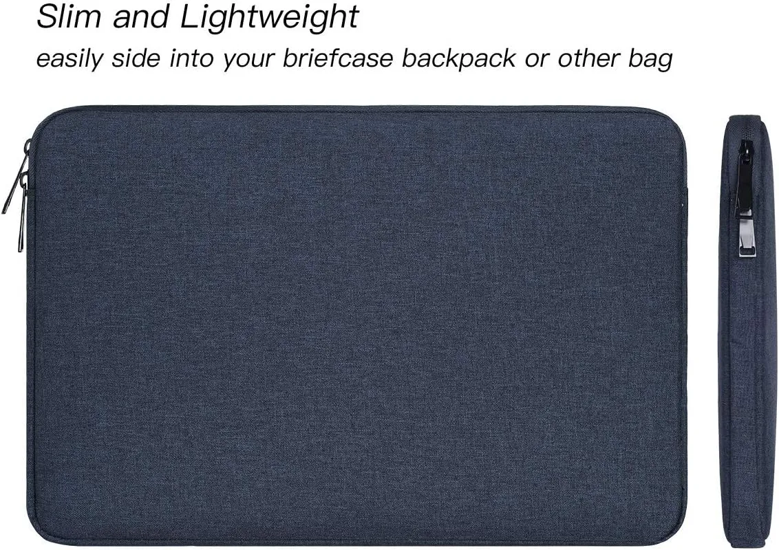 15.6 Inch Laptop Sleeve Case Bag for HP Envy x360/ Pavilion/Victus 15.6" Gaming Laptop, ASUS VivoBook 15.6/TUF/ZenBook 15, IdeaPad 3, Razer Blade 15.6, Acer Dell Samsung Chromebook, Navy Blue