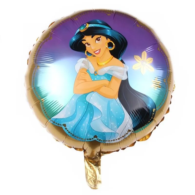 1pc 18 Inch Cartoon Round Belle Snow White Children Toy Inflatable Helium Foil Balloon Happy Birthday Baby Shower Party Decor