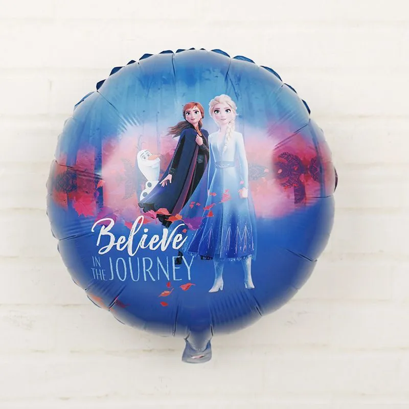 1pc 18 Inch Cartoon Round Belle Snow White Children Toy Inflatable Helium Foil Balloon Happy Birthday Baby Shower Party Decor