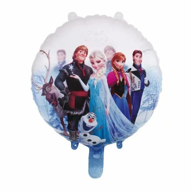 1pc 18 Inch Cartoon Round Belle Snow White Children Toy Inflatable Helium Foil Balloon Happy Birthday Baby Shower Party Decor