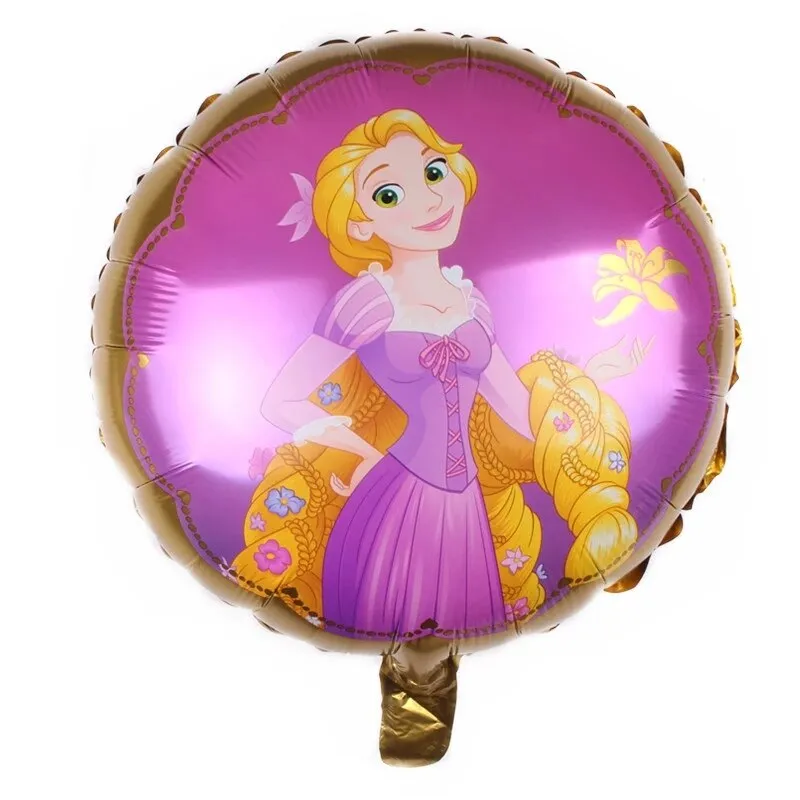 1pc 18 Inch Cartoon Round Belle Snow White Children Toy Inflatable Helium Foil Balloon Happy Birthday Baby Shower Party Decor