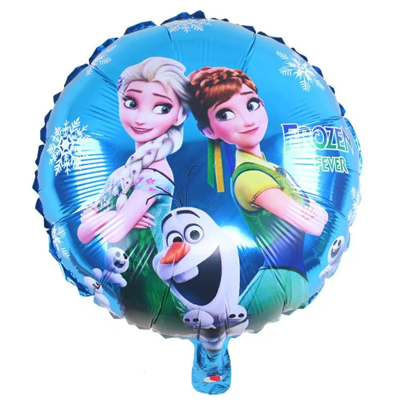 1pc 18 Inch Cartoon Round Belle Snow White Children Toy Inflatable Helium Foil Balloon Happy Birthday Baby Shower Party Decor