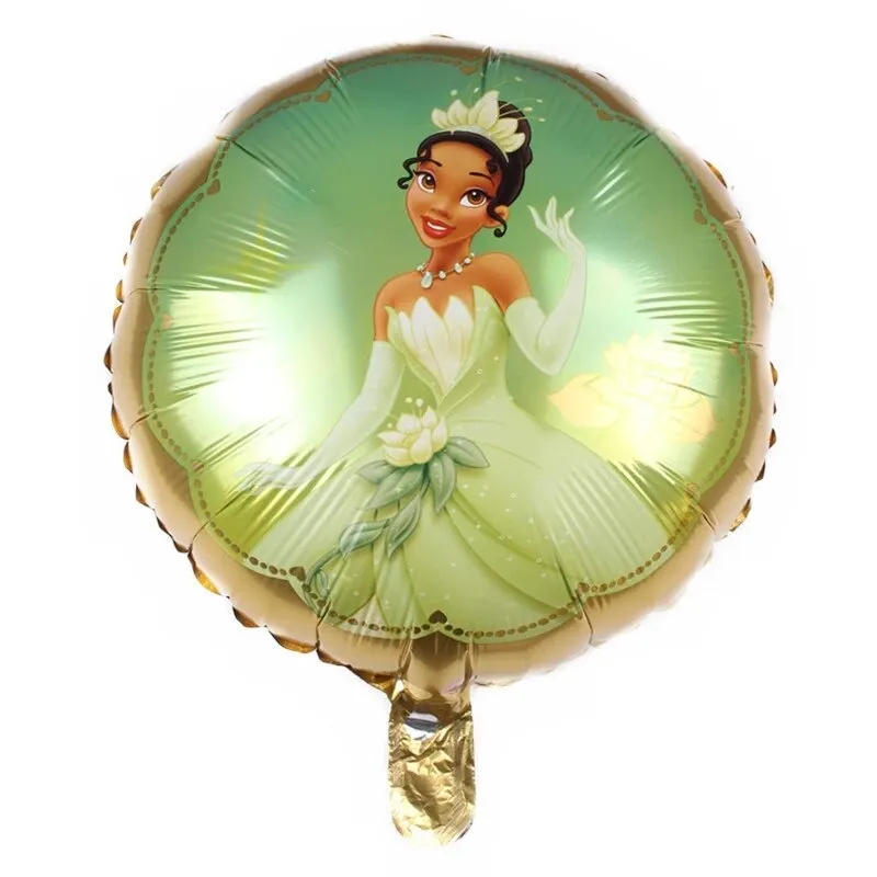 1pc 18 Inch Cartoon Round Belle Snow White Children Toy Inflatable Helium Foil Balloon Happy Birthday Baby Shower Party Decor