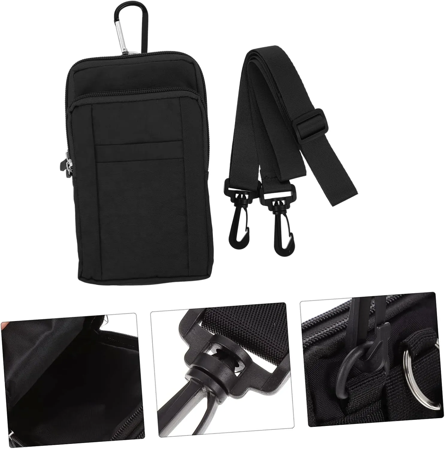 1pc Fanny Pack Messenger Bag Belt Clip Crossbody Bag Cell Phone Purse Belt Pouch Phone Pouch