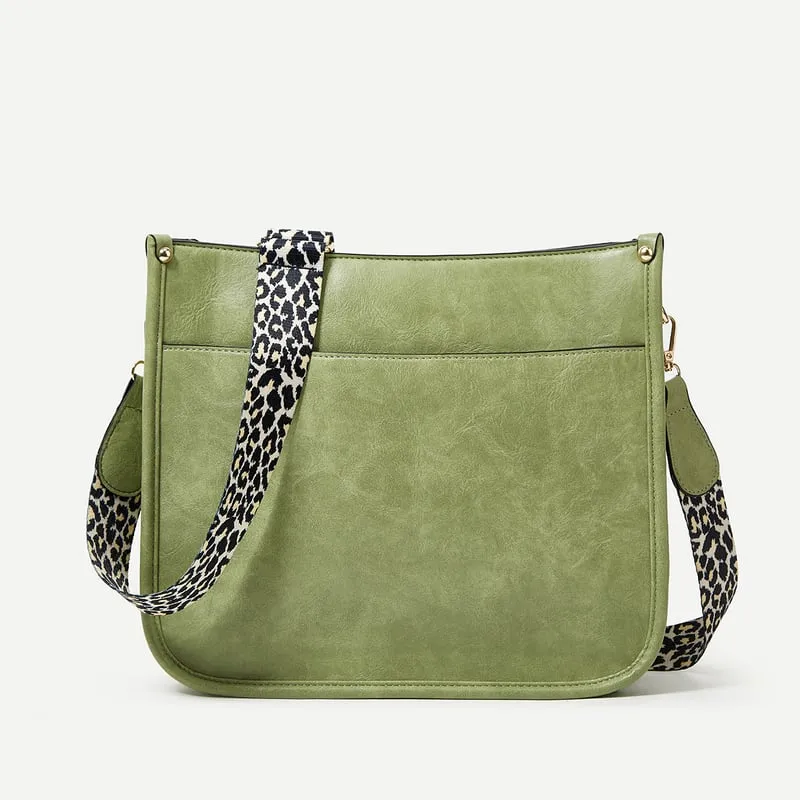 🔥2025 NEW SALES - 50% OFF🔥Colorful Straps Crossbody Leather Bags🏆