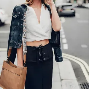🔥2025 NEW SALES - 50% OFF🔥Colorful Straps Crossbody Leather Bags🏆