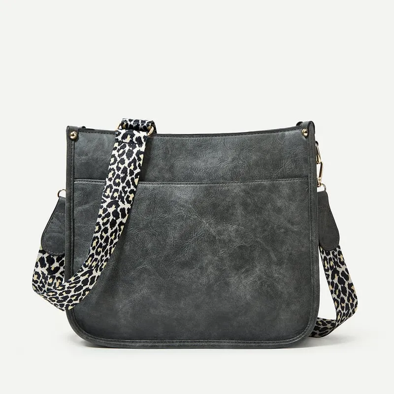 🔥2025 NEW SALES - 50% OFF🔥Colorful Straps Crossbody Leather Bags🏆