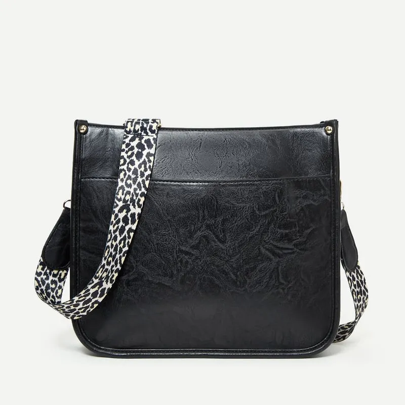 🔥2025 NEW SALES - 50% OFF🔥Colorful Straps Crossbody Leather Bags🏆