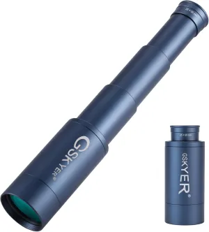 25x50 Monocular Telescope, Monoculars for Adults High Powered: Compact HD Zoom Scope for Men Gifts Cool Gadgets with BAK4 Prism & FMC Lens, Pirate Binoculars for Kids Spotting Hunting Camping