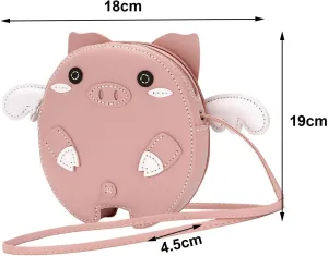 2X DIY Shoulder Bag Making Materials Purse Making Kit for Women Gift Handmade Lovely Crafts Projects Animal Shape PU Leather