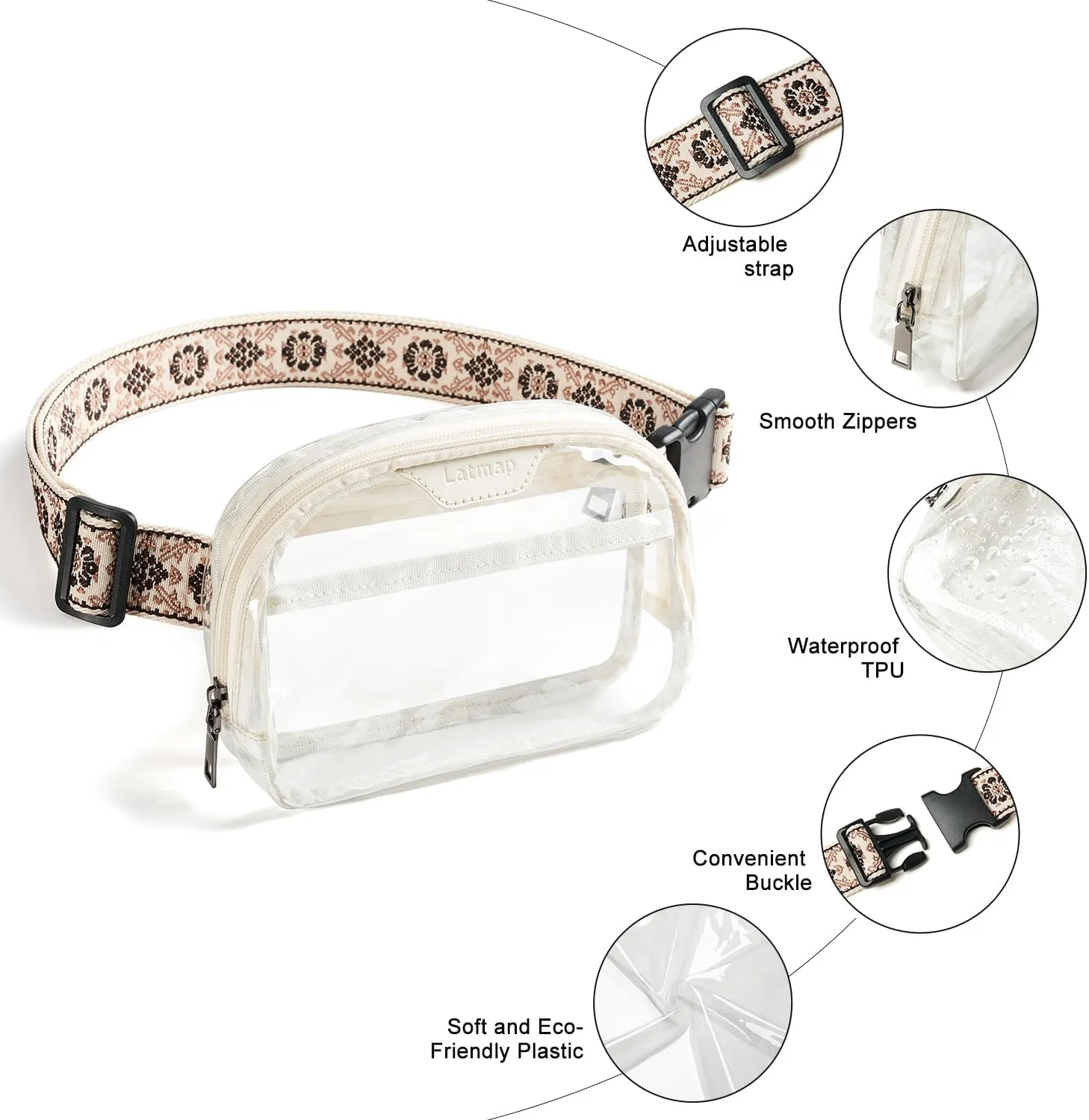 3L Fanny Packs Belt Bag for Women Small Everywhere Crossbody Bag Waist Bag Faux Leather Sling Chest Bag Purse