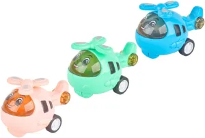 3Pcs Inertia Car for Friction Powered Cartoon Plane Car Safe Lightweight Educational for Indoor Outdoor Play