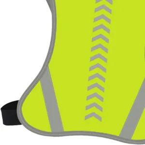 3X Reflective Vest Lightweight Night Running Vest Night Sports Waistcoat for