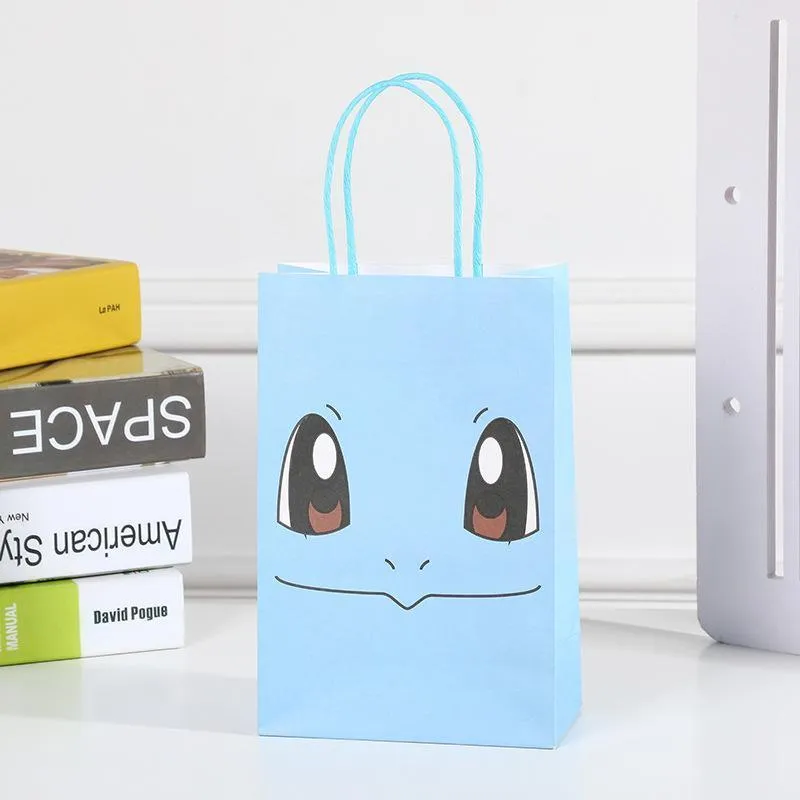 40PCS Cartoon Expression Portable Dinosaur Gift Bag AU