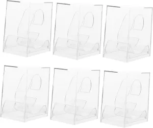 6 Pack Children's Watch Packing Boxes Watch Display Case Lightweight Easy Assembly