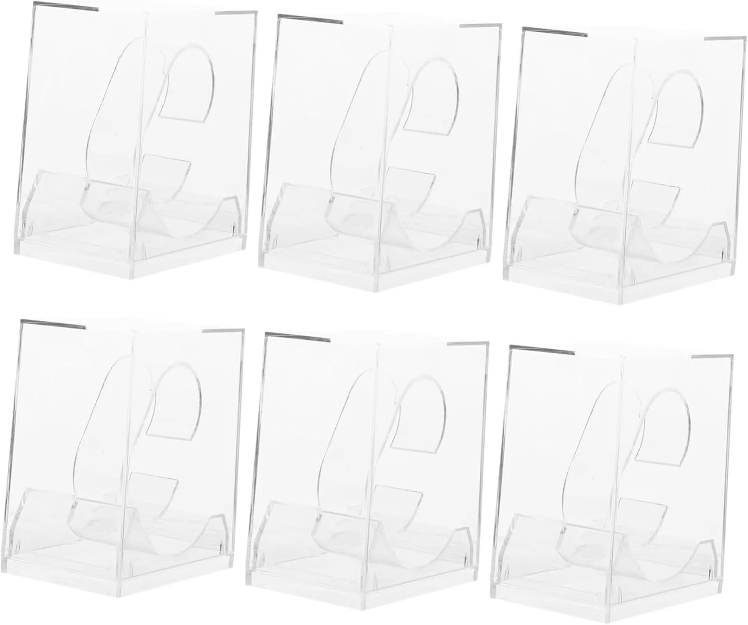 6 Pack Children's Watch Packing Boxes Watch Display Case Lightweight Easy Assembly