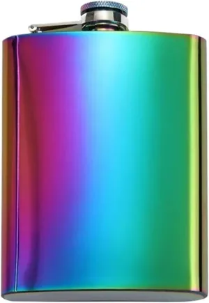 8Oz Retro Portable Flasks for Liquor for Men Flasks with Funnel Outdoor Travel Flasks 304 Stainless Steel Flasks(A)