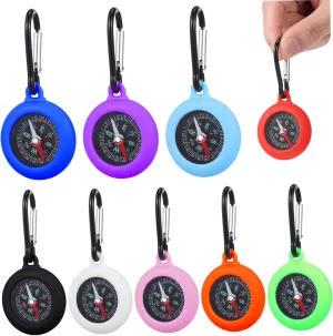 9pcs Pocket Compass for Hiking Camping and Backpacking Accurate Navigation Tool for Outdoor Enthusiasts