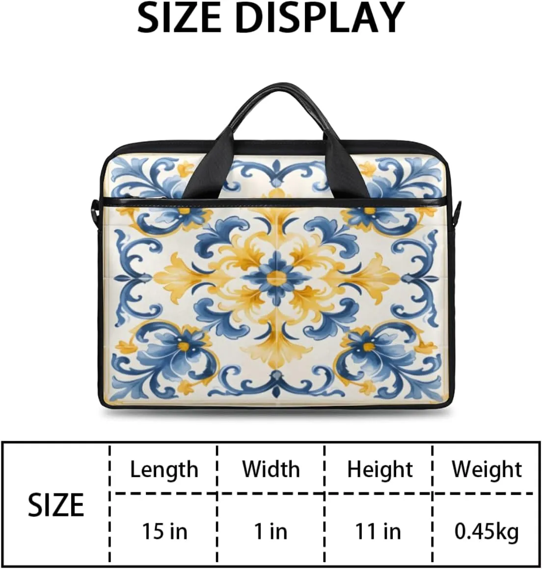Abstract Fun Design Laptop Shoulder Bag for Tablet Computer Notebook Sleeve Messenger Carrying Case Briefcase Tote
