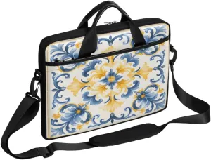 Abstract Fun Design Laptop Shoulder Bag for Tablet Computer Notebook Sleeve Messenger Carrying Case Briefcase Tote