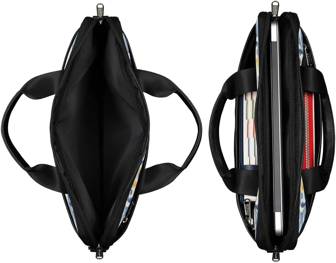Abstract Fun Design Laptop Shoulder Bag for Tablet Computer Notebook Sleeve Messenger Carrying Case Briefcase Tote