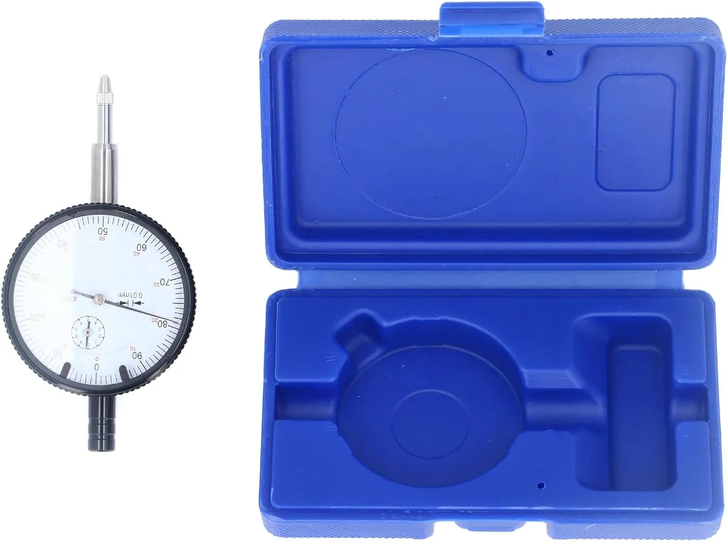 Accuracy Dial Test Indicator with Shockproof Ceramic Probe, 0-10mm Measurement Range for Mechanical Processing and Quality Inspection