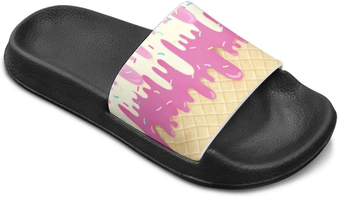 Adorable Slide Sandals for Boys Girls Slide Sandals Cartoon Youth Pool Shower Shoes Suitable for Outdoors