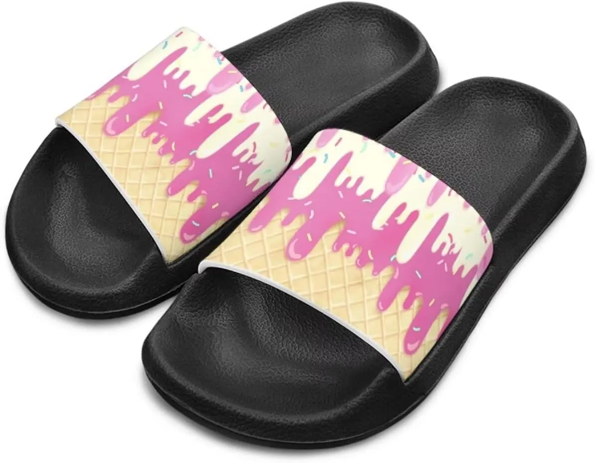 Adorable Slide Sandals for Boys Girls Slide Sandals Cartoon Youth Pool Shower Shoes Suitable for Outdoors
