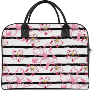 Adult Crossbody Nylon Oriental Cherry Novelty Handbag for Traveling 13" X 19" X 8"