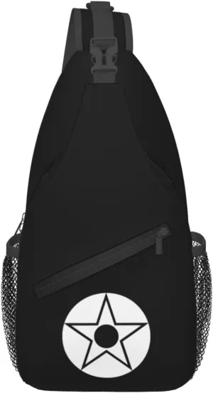 Afrotc-Arnoldairsocietycandidate Crossbody Bags For Women Men Chest Backpack Gym Shoulder Bag Travel Outdoor Sports Casual Crossbody Bags
