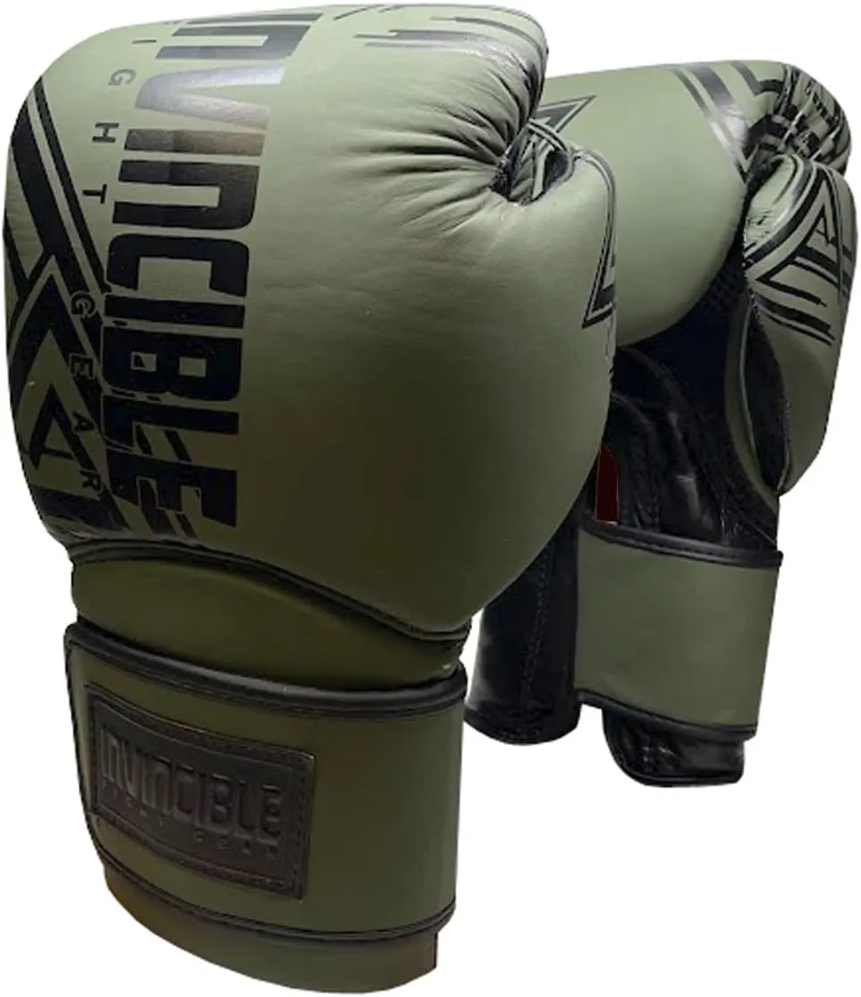 All Leather Pro Hybrid Boxing Gloves for Men & Women, Kickboxing, MMA, Muay Thai, Heavy Bag & Mitt Work – Durable, Breathable, Shock-Absorbing