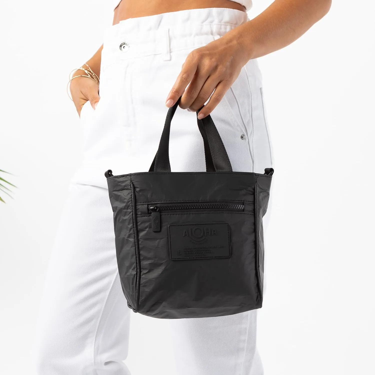 ALOHA Collection Crossbody Bag - Zip-Top Closure, Lightweight, Splash-Proof Mini Tote Bag for Travel, and Everyday Use