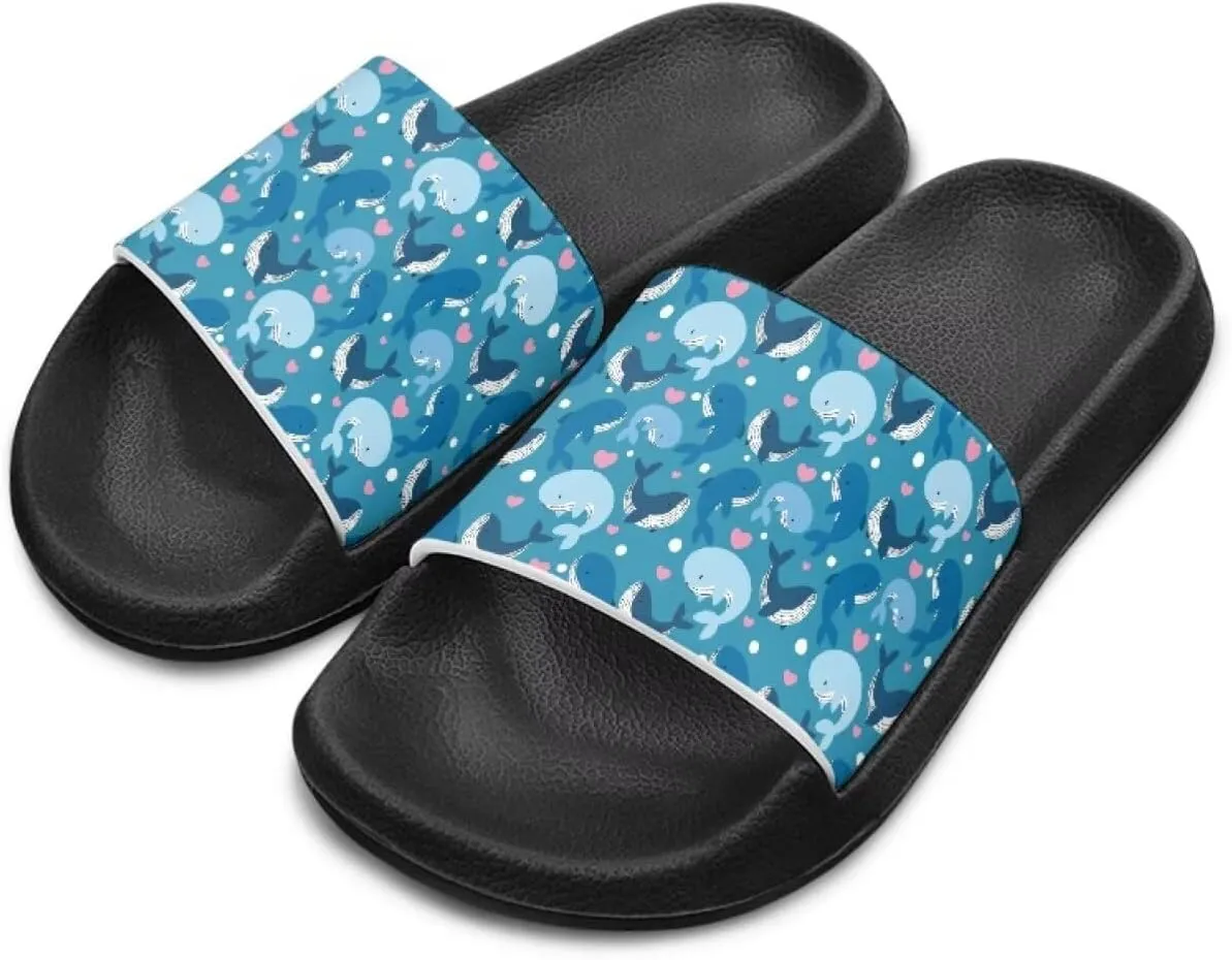 Animal Pattern Kids Sandals for Boys Girls House Slides Children's Cozy Pillow Slippers Non-Slip for Beach Days