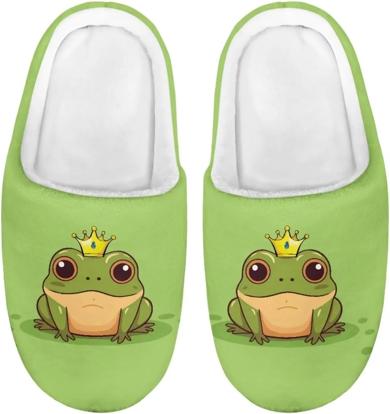 Animals Slip On Plush Slippers for Little Kids Boys Girls Lightweight Fuzzy Warm Winter Slippers Soft Flannel Indoor Outdoor Washable House Shoes Size 9-15