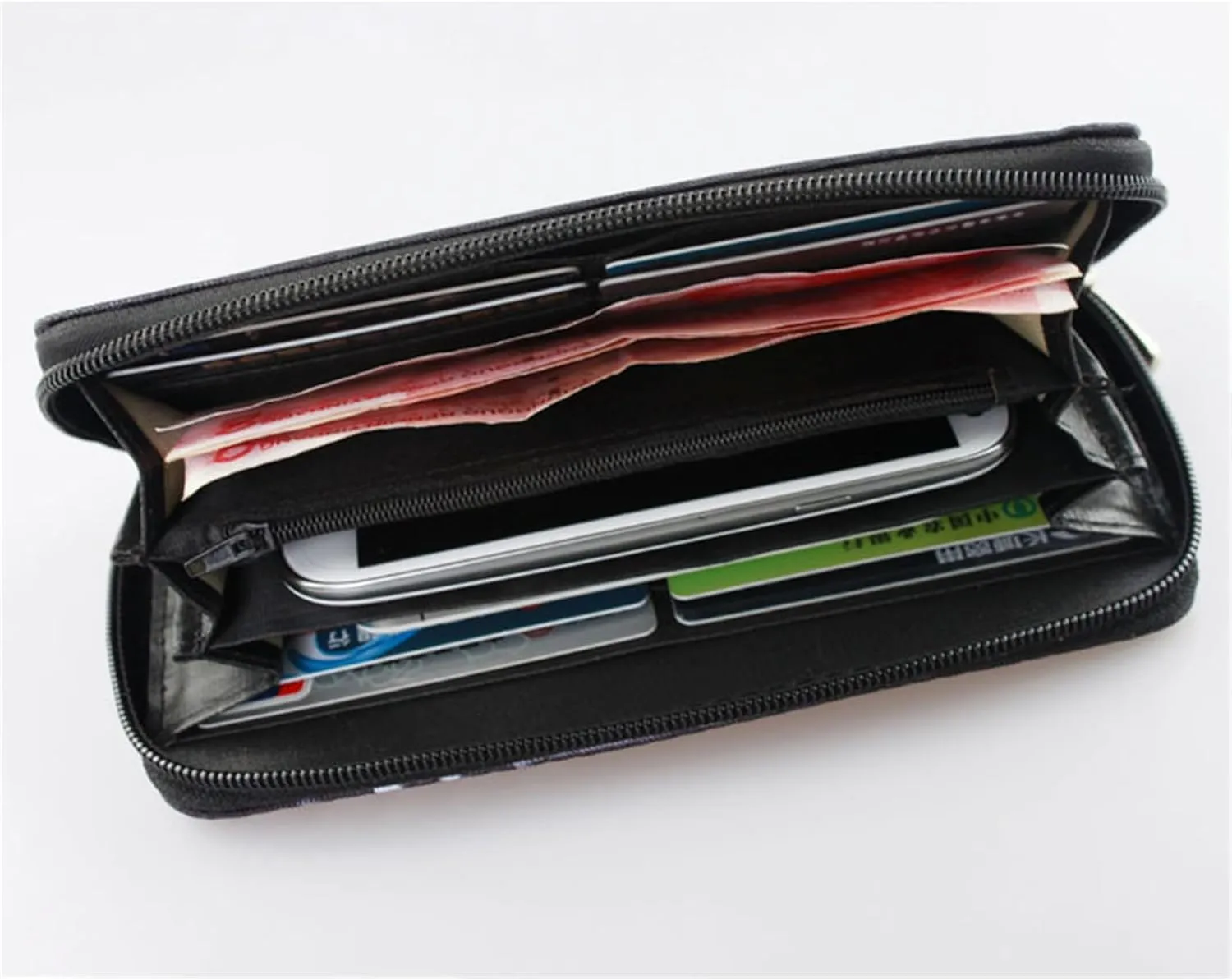 Anime Chainsaw Man Wallet Long Bifold Purse Credit Card Holder 1