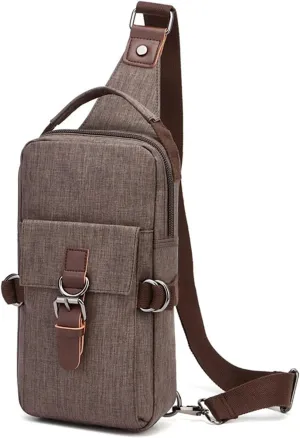 Anti Theft Lightweight Small Crossbody Daypack, Shoulder Chest Sling Backpack For Men Men Travel Sports Crossbody