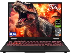 ASUS TUF A16 Copilot  Gaming Laptop, AMD Ryzen AI 9 HX 370, 32 GB LPDDR5x RAM, 2 TB PCle SSD, 16" WQXGA (2560x1600) 165Hz Display, Nvidia G-Force RTX 4060, 1-Zone RGB Keyboard, W11 Pro, Jaeger Gray