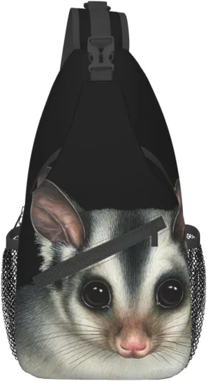 Australian Sugar Glider Sling Backpack Chest Bag Fashion Crossbody Shoulder Bags Casual Daypack For Men Women