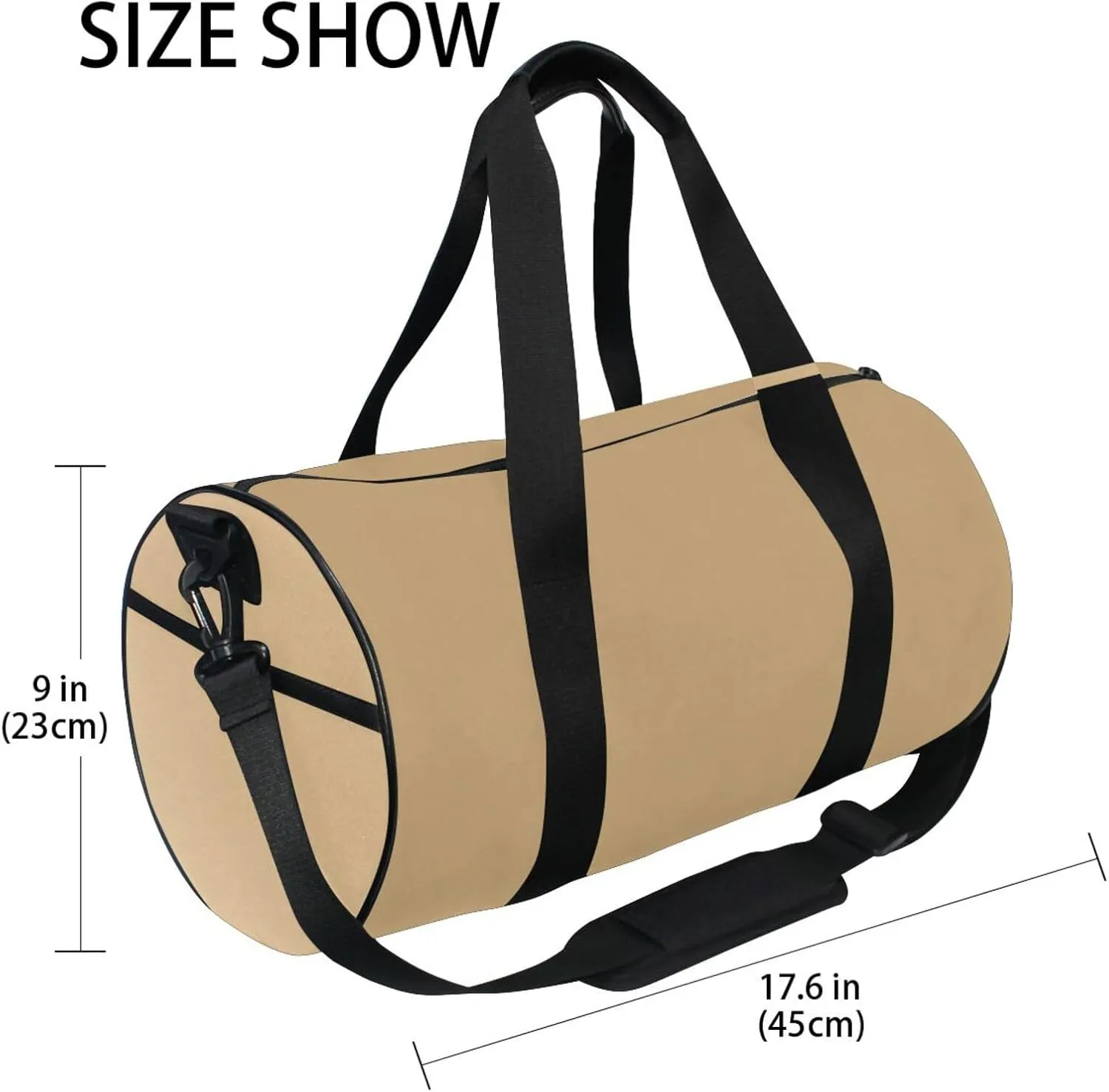 Baby Sports Duffel Bag Zipper Gym Bag for Men Women Bag for Travel Brulywood