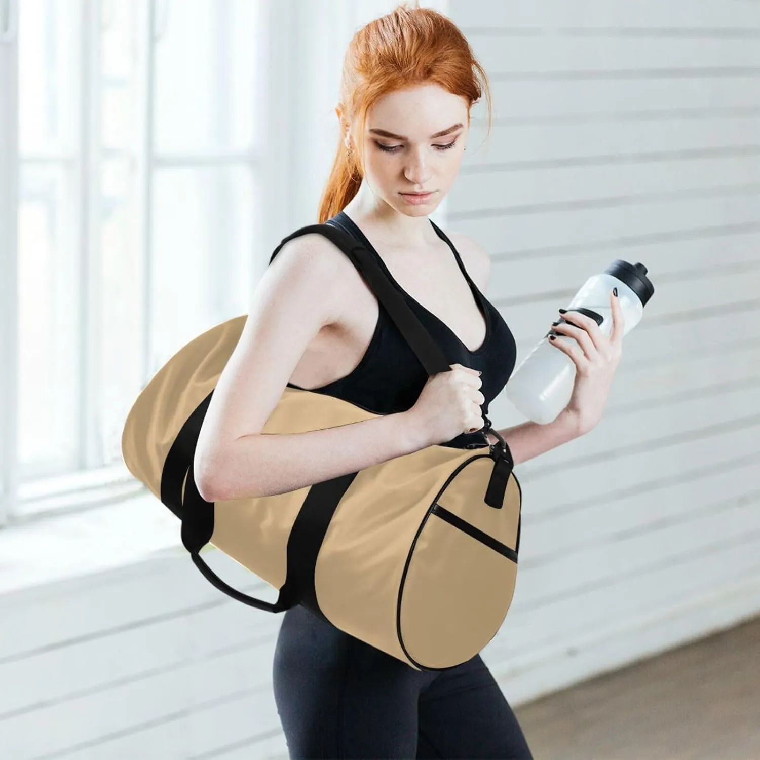 Baby Sports Duffel Bag Zipper Gym Bag for Men Women Bag for Travel Brulywood