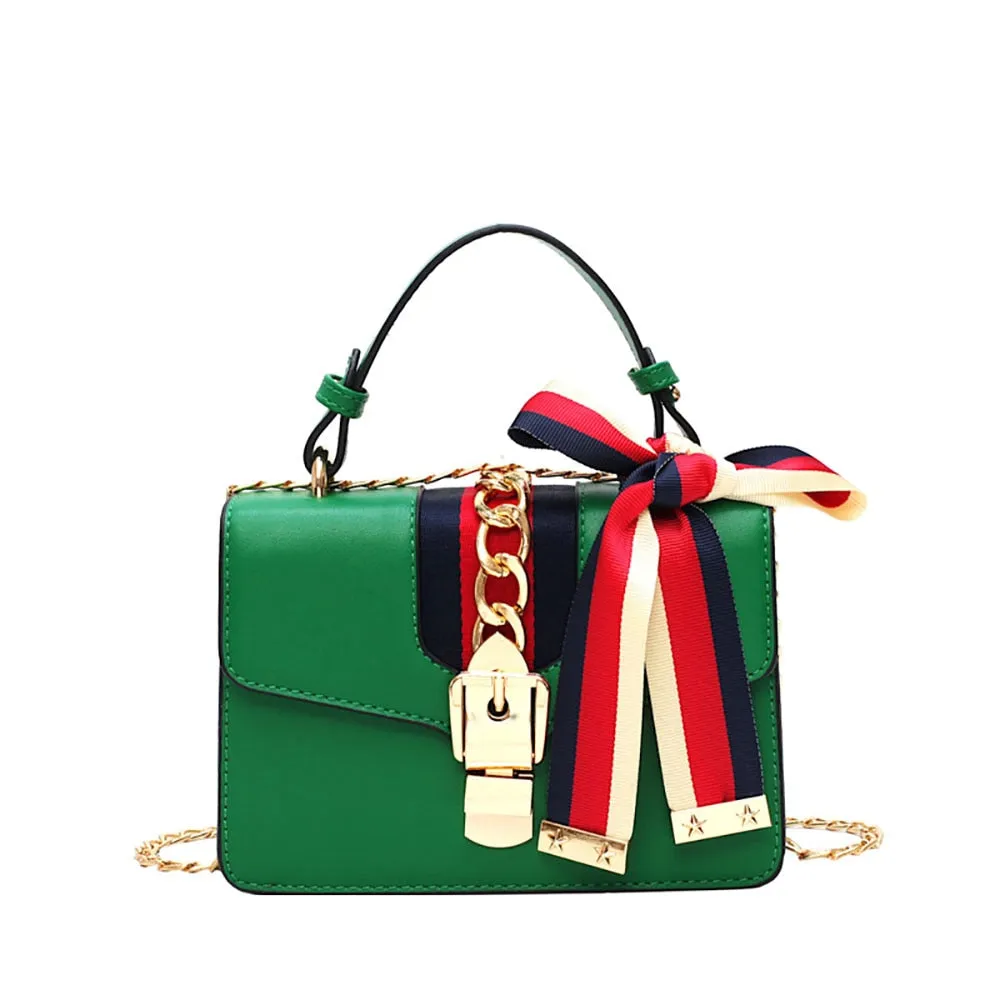 Bag Handbags Outdoor Chains Small Shopping And Compact Purses Shoulder Ribbons Women Leather PU For Handbags Bags Female Crossbody Cost-efficient Women
