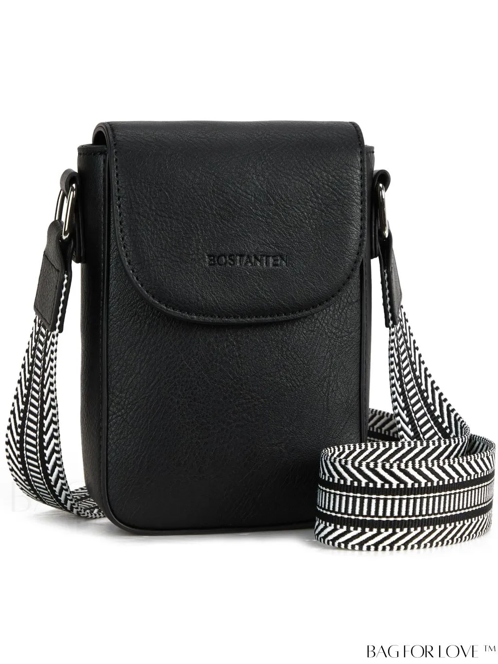 BagForLove - BOSTANTEN Stylish Leather Phone Wallet Crossbody Bags with Adjustable Guitar Strap for Women