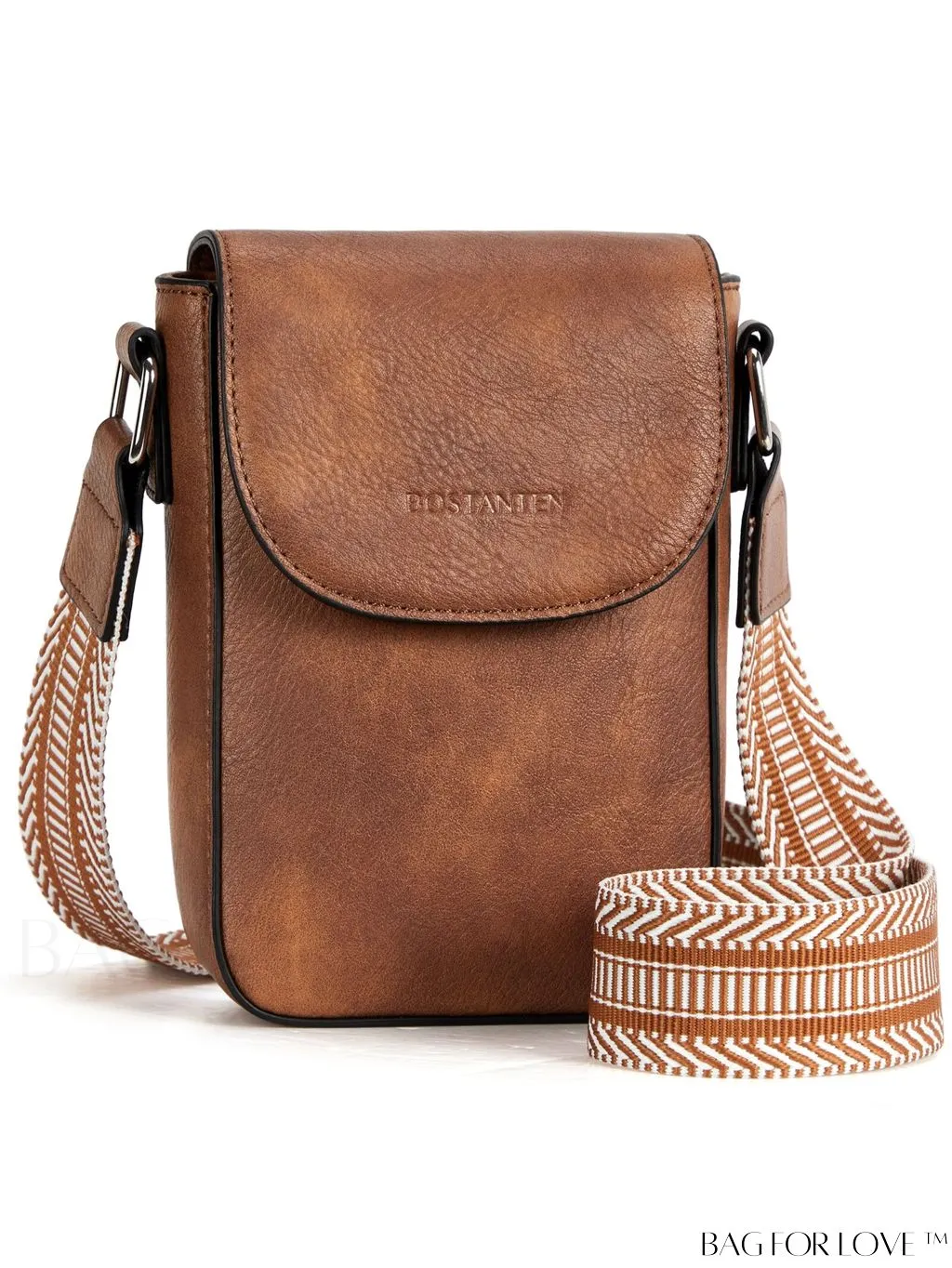 BagForLove - BOSTANTEN Stylish Leather Phone Wallet Crossbody Bags with Adjustable Guitar Strap for Women