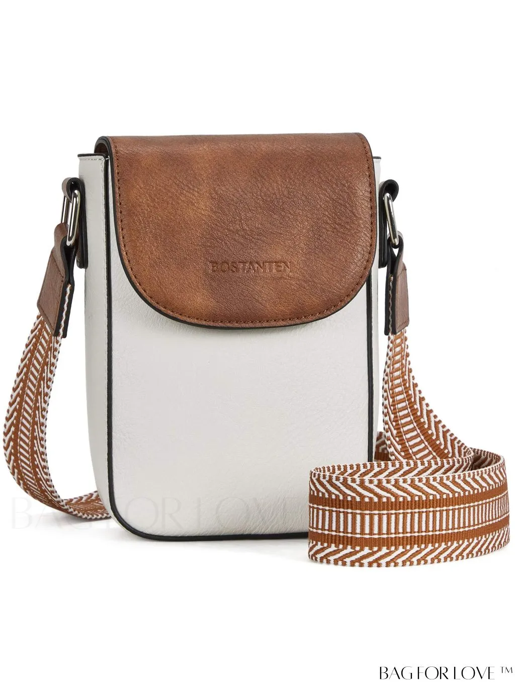 BagForLove - BOSTANTEN Stylish Leather Phone Wallet Crossbody Bags with Adjustable Guitar Strap for Women