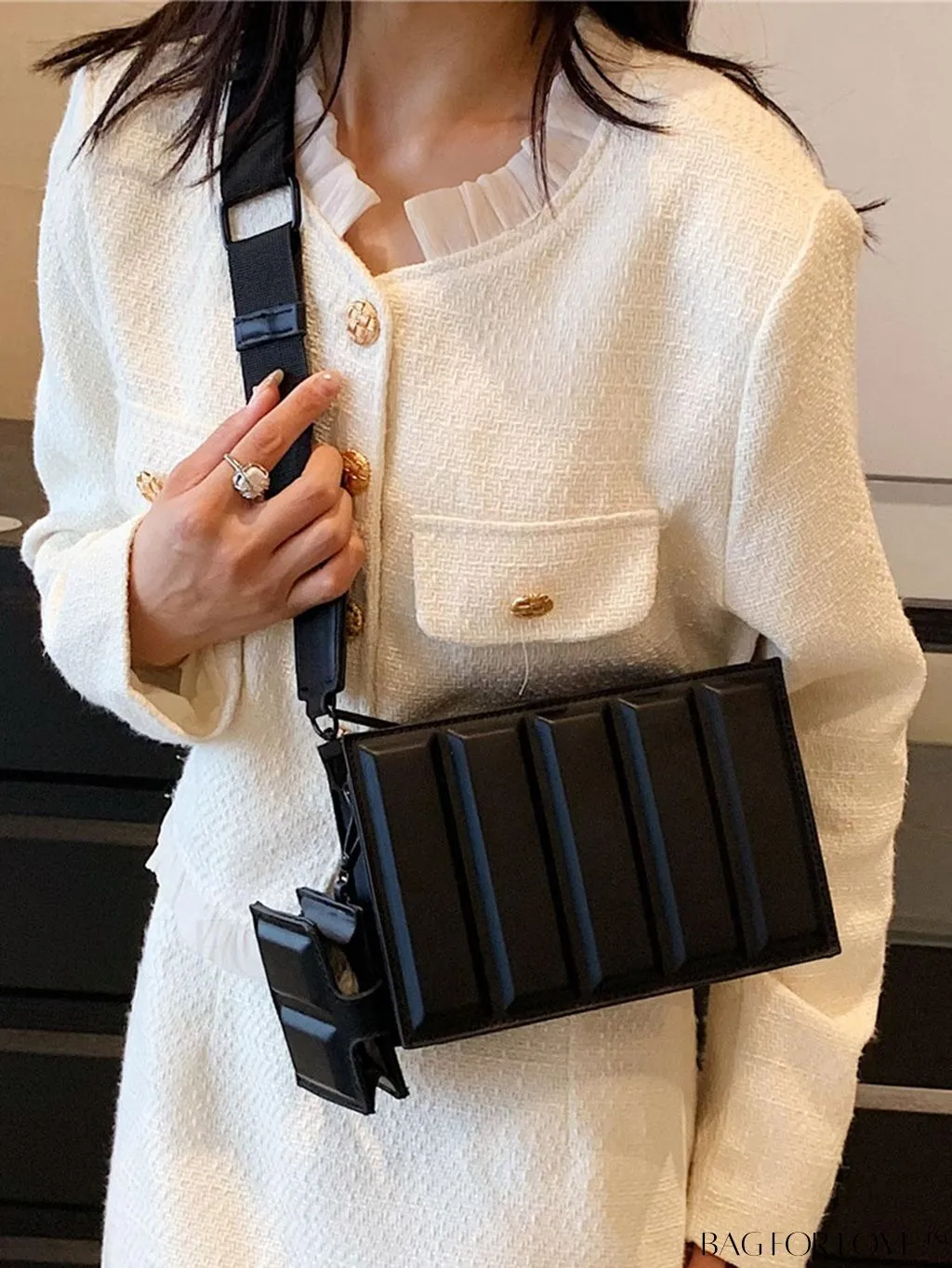 BagForLove - Chic Pink Box Bag: Stylish and Versatile for Everyday Wear
