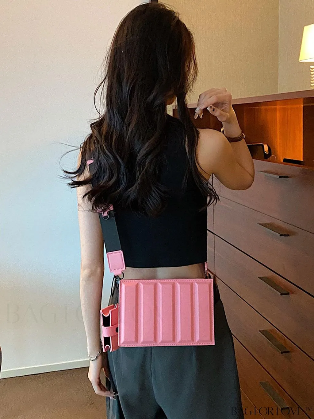 BagForLove - Chic Pink Box Bag: Stylish and Versatile for Everyday Wear