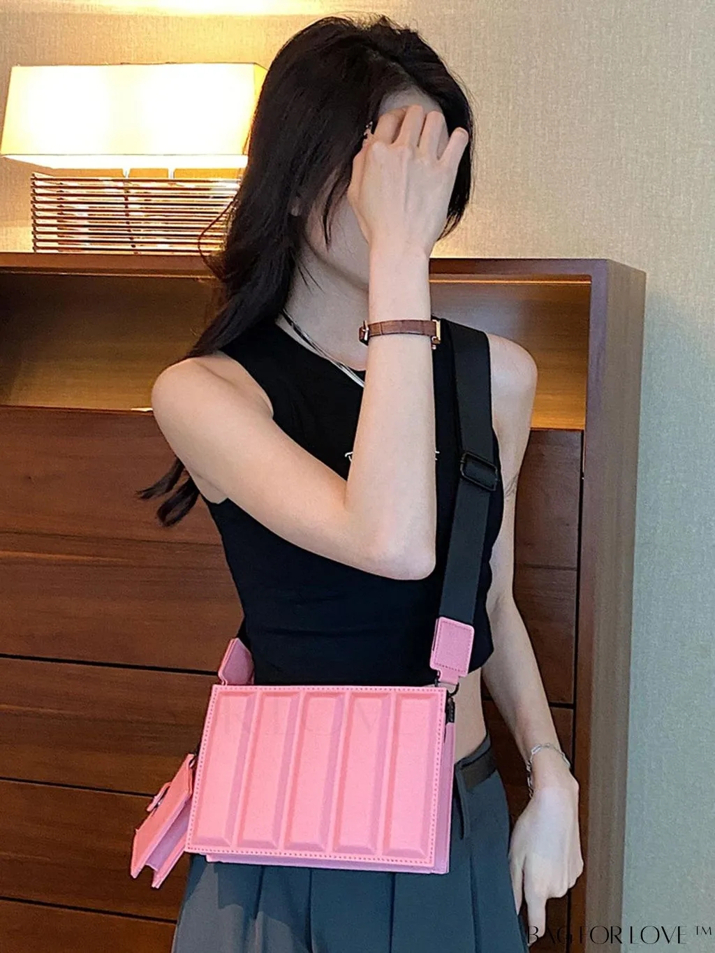 BagForLove - Chic Pink Box Bag: Stylish and Versatile for Everyday Wear