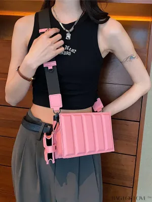 BagForLove - Chic Pink Box Bag: Stylish and Versatile for Everyday Wear