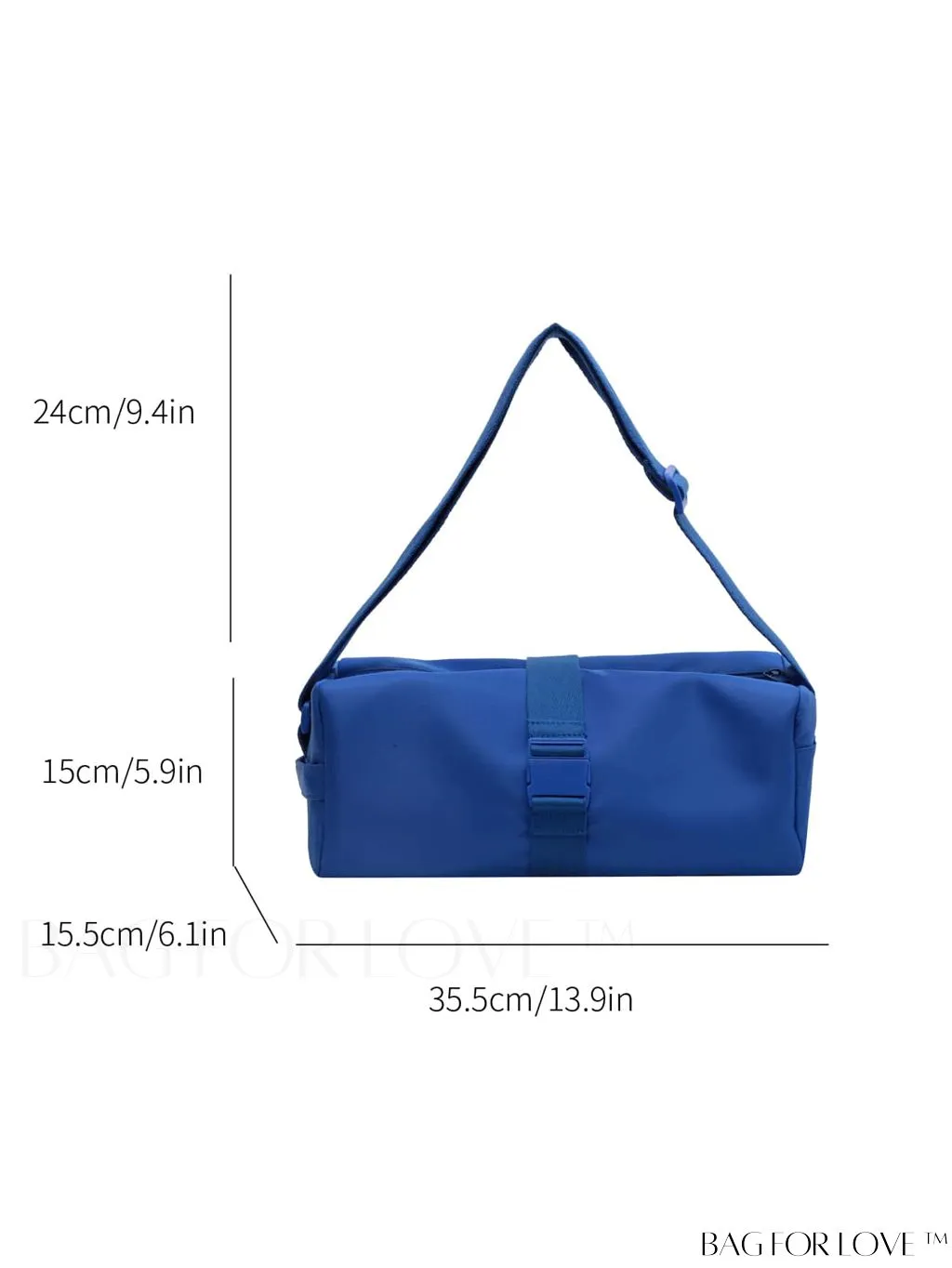 BagForLove - Premium Nylon Crossbody Bag: Spacious for Sports & Travel